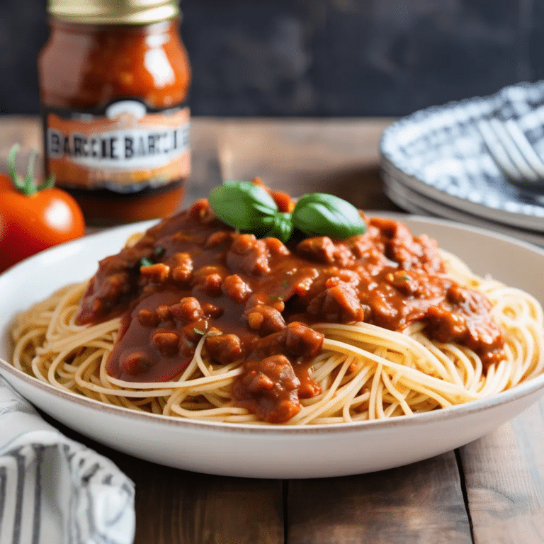 Southern Barbecue Spaghetti Sauce