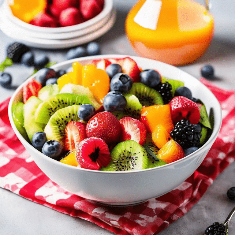 Honey Poppy Seed Fruit Salad