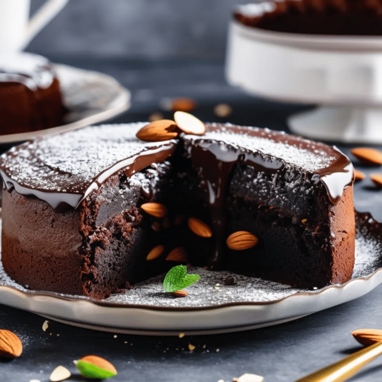 Almond Chocolate Cake