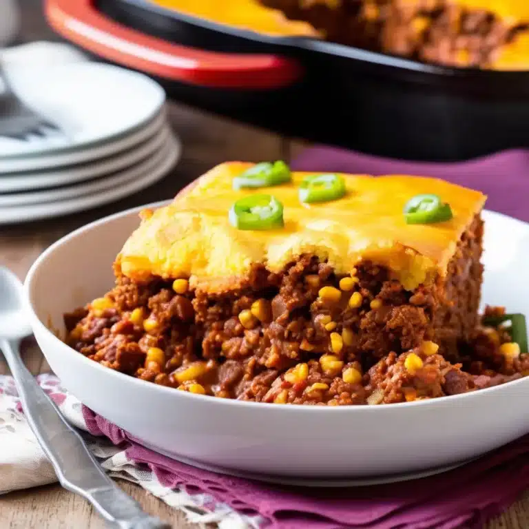 SLOPPY JOE CORNBREAD CASSEROLE