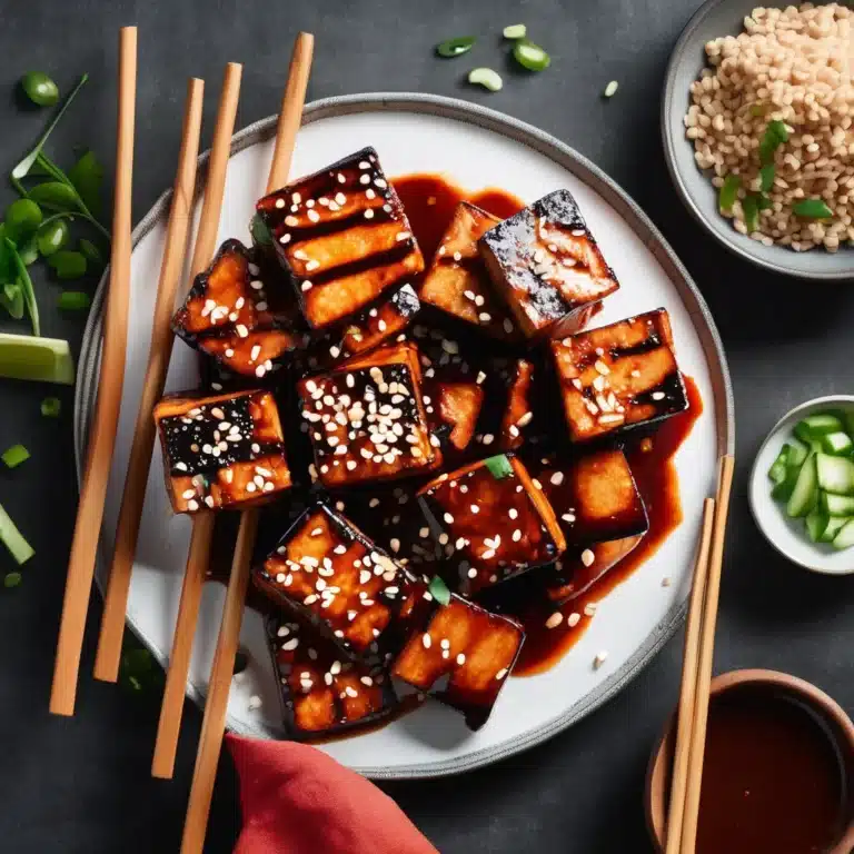 GOCHUJANG-GLAZED TOFU