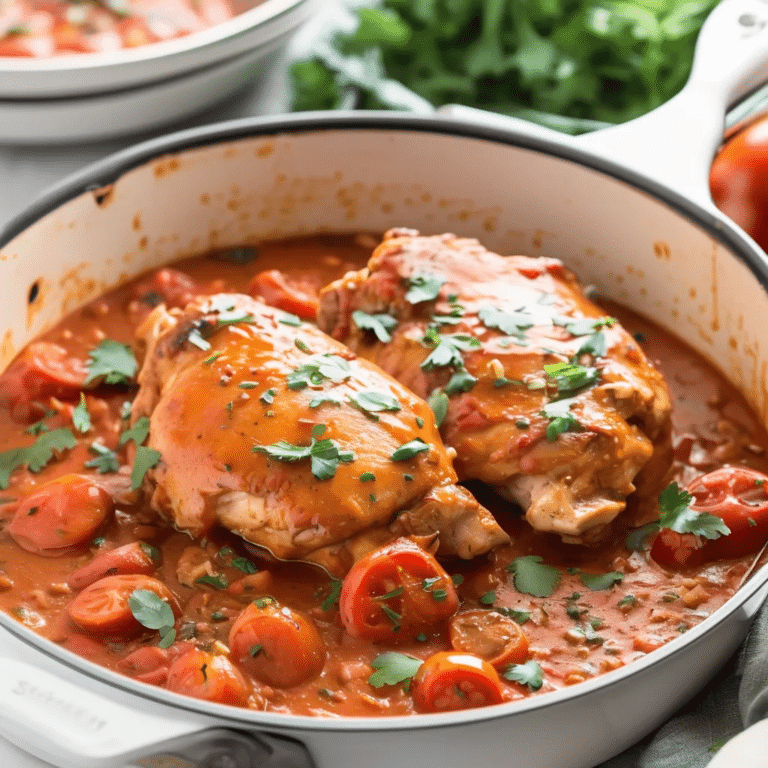 Saucy Chicken Thighs