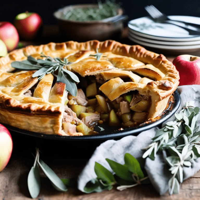 Farmhouse Pork and Apple Pie