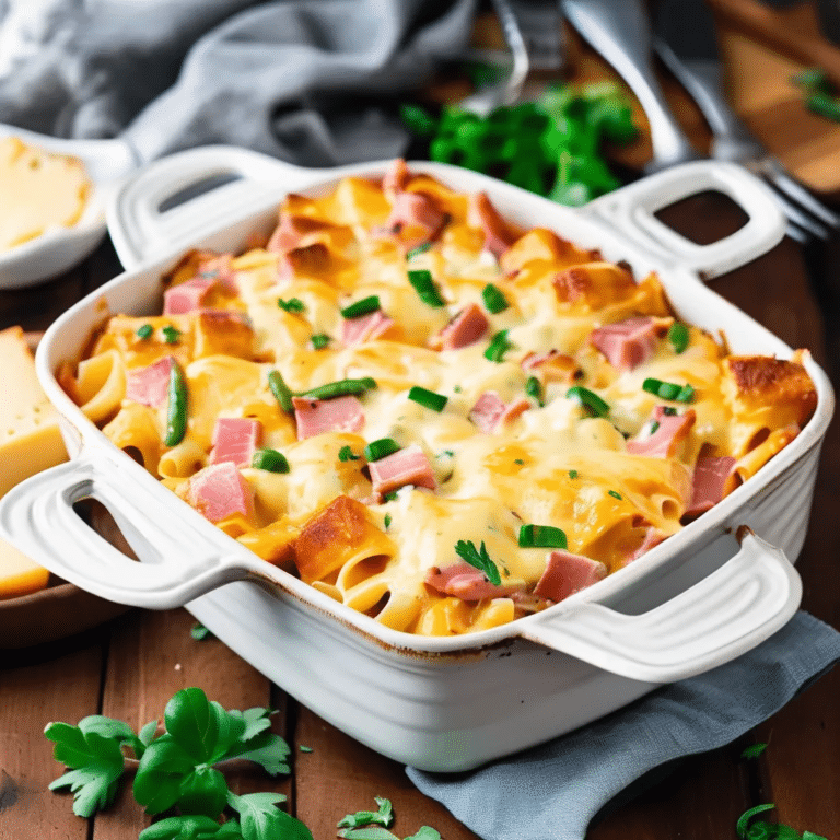 Ham & Cheese Casseroles