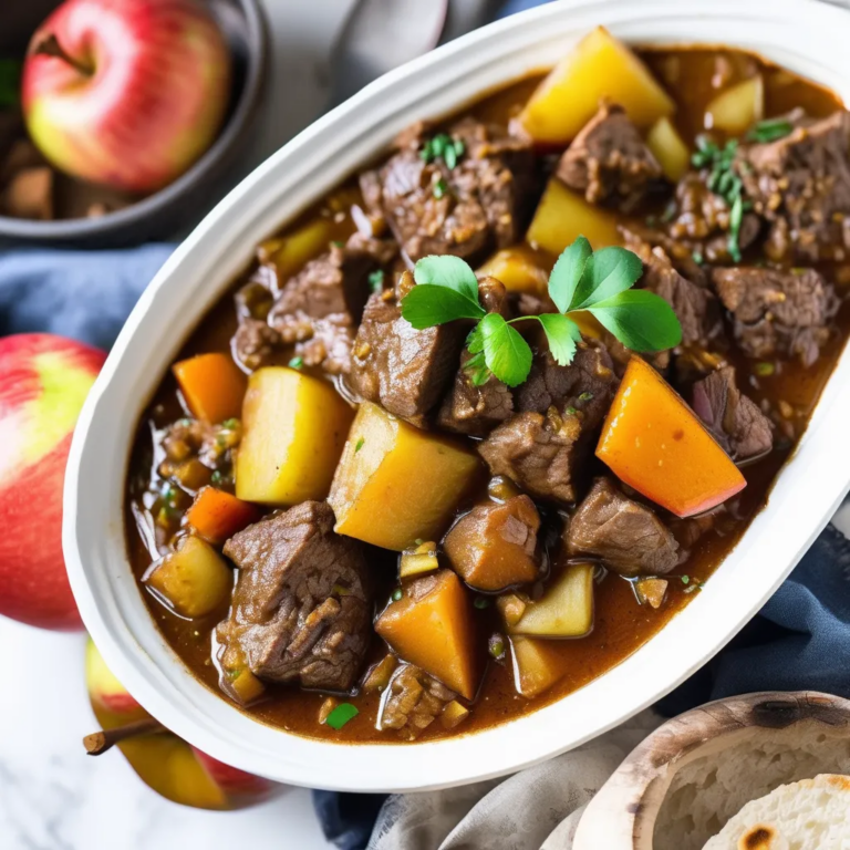 Moroccan Apple Beef Stew