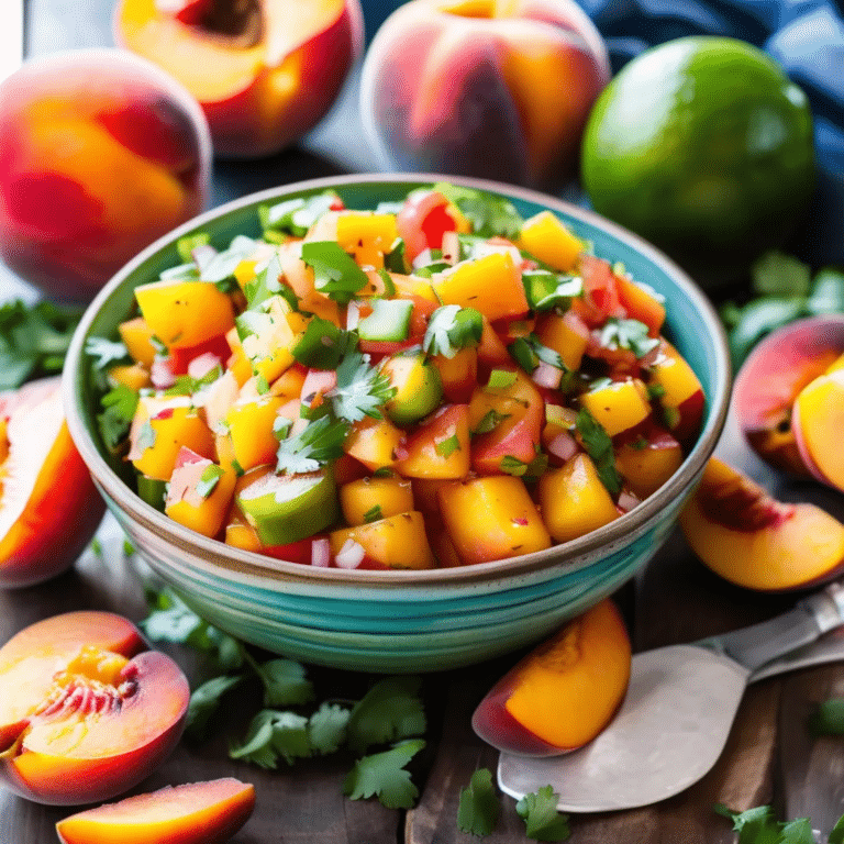 Fresh Peach Salsa
