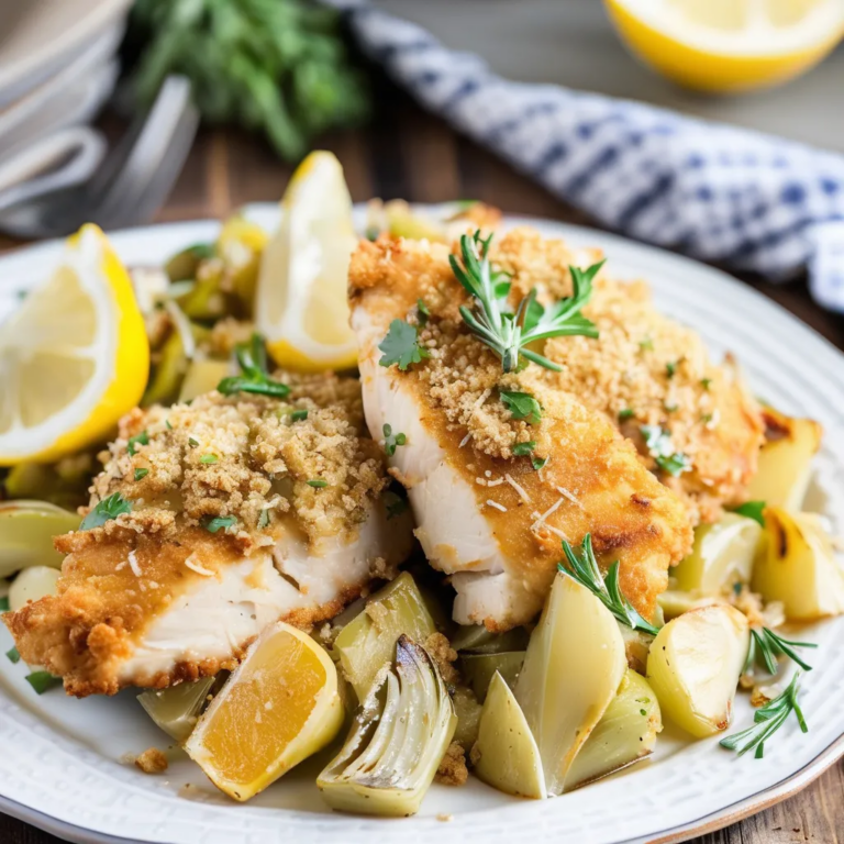 Parmesan Chicken With Artichoke Hearts