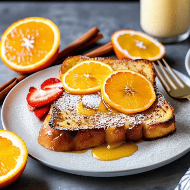 Orange-Cinnamon French Toast