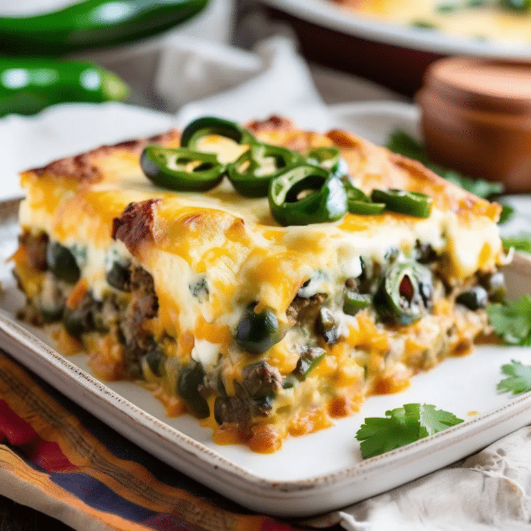 Two-Cheese Chiles Rellenos Casserole