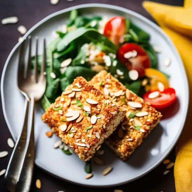 ALMOND CRUSTED TOFU