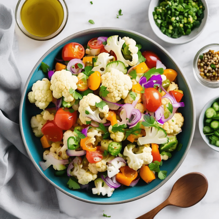 Marinated Cauliflower Salad
