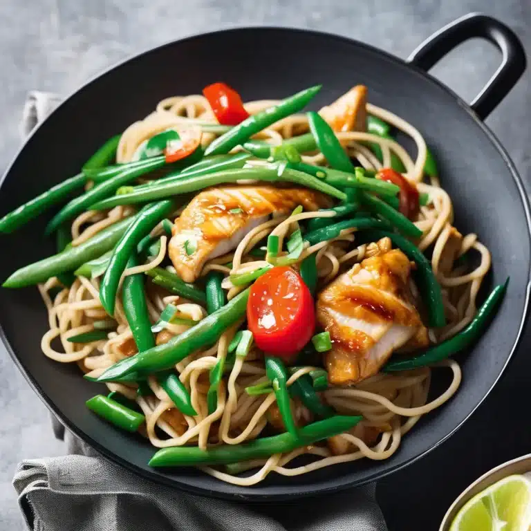Ginger Chicken & Green Bean Noodles
