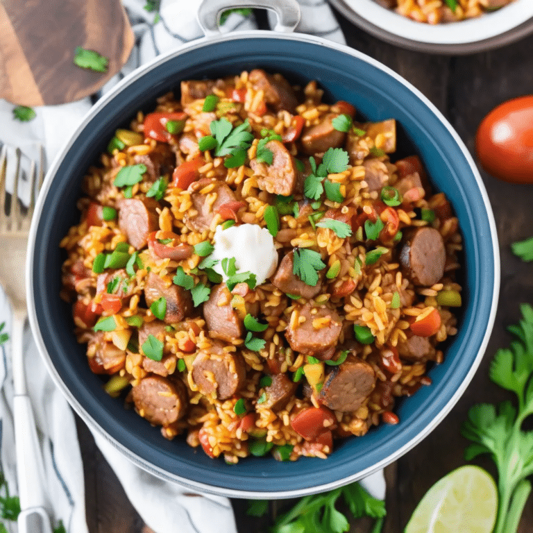 Shortcut Sausage Jambalaya