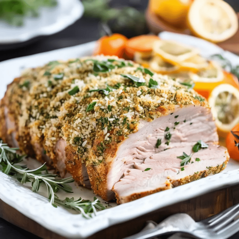 Italian Herb-Crusted Pork Loin