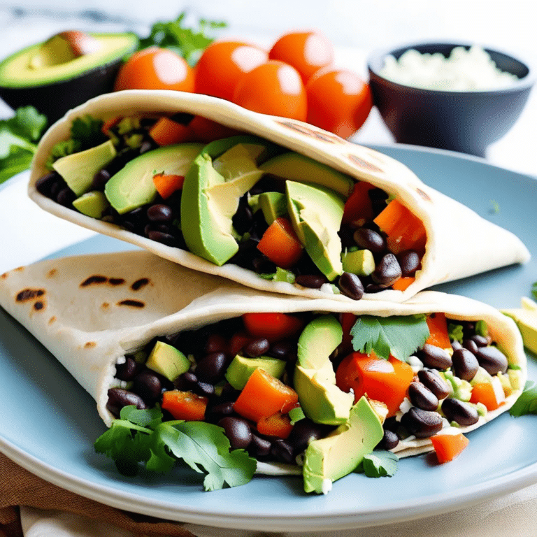 Black Bean Pita Pockets