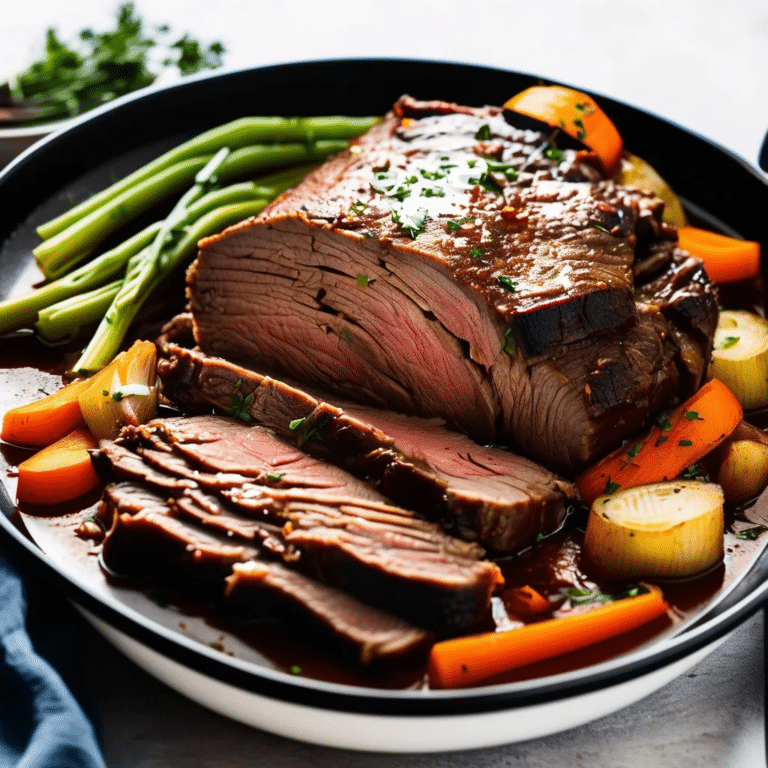 Slow-Cooked Beef Brisket