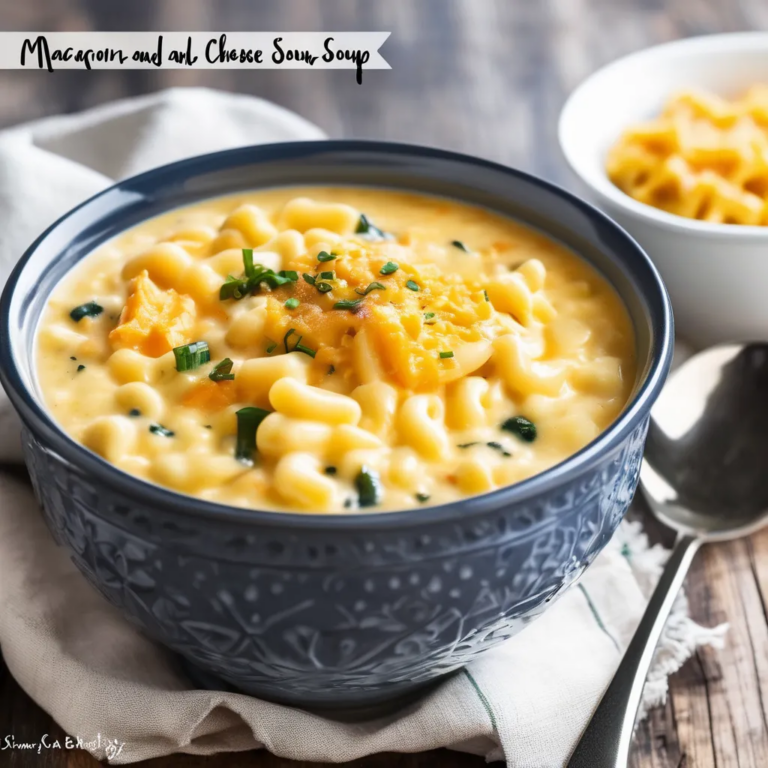 Macaroni And Cheese Soup