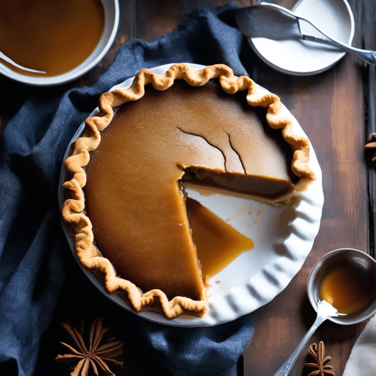 Maple Syrup Pie