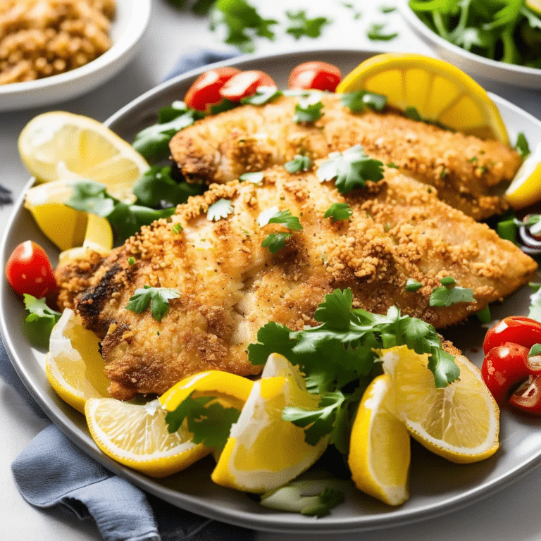 Crunchy Oven-Baked Tilapia