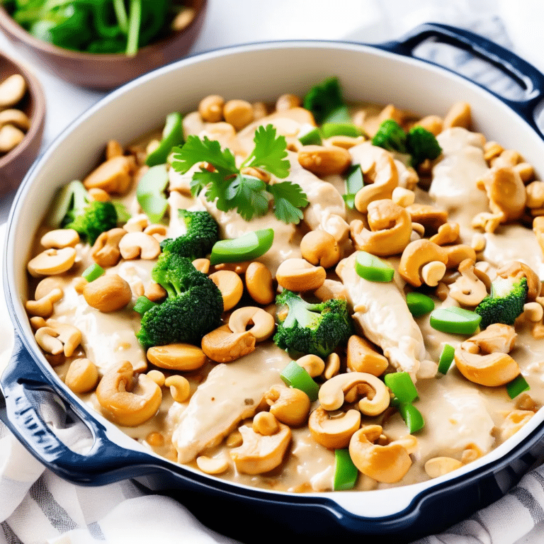 Cashew Chicken Casserole