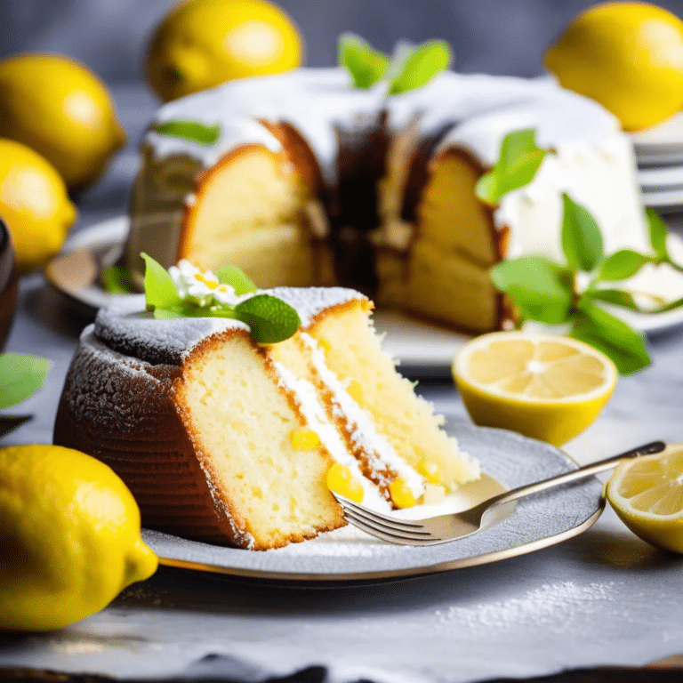 Light Lemon Cake