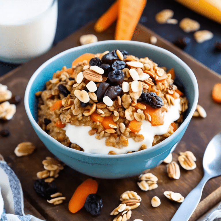 Carrot Cake Oatmeal