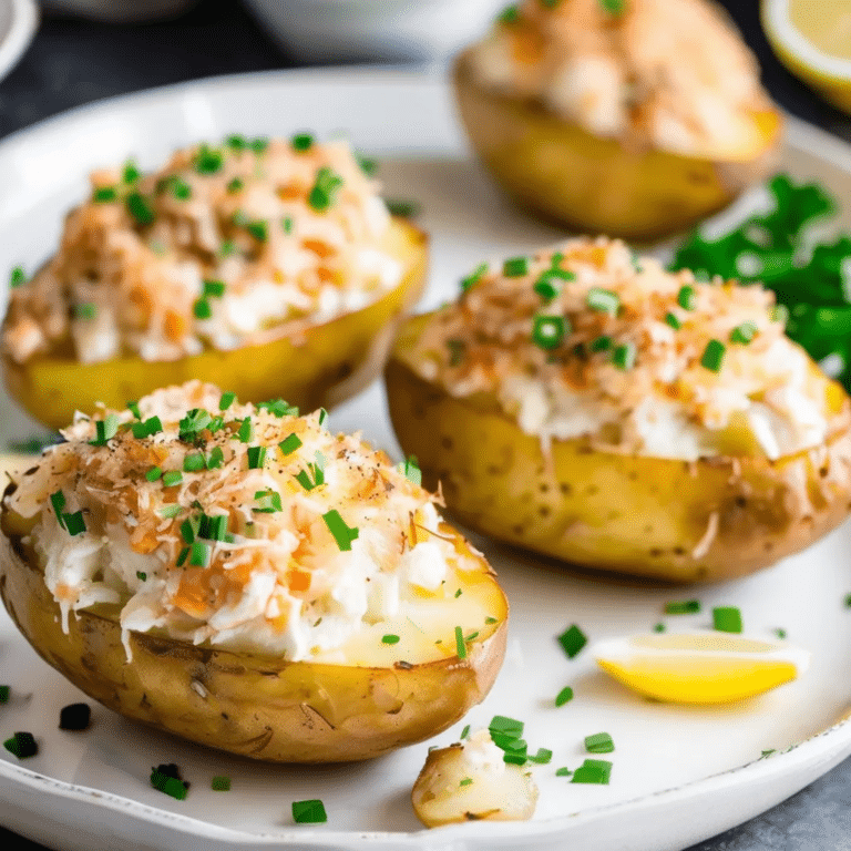 Crab-Stuffed Potatoes