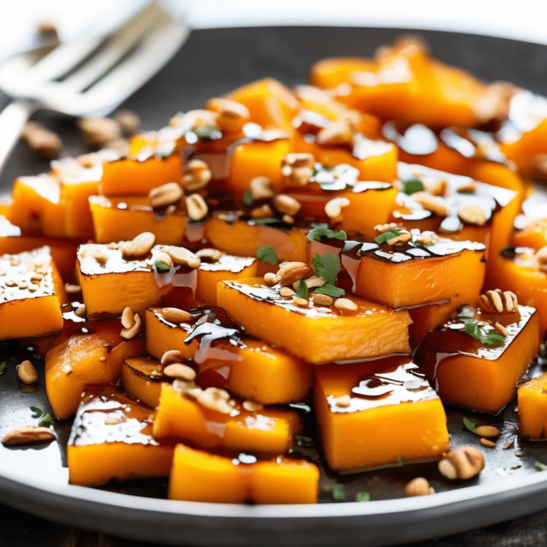 Crunchy Honey-Glazed Butternut Squash