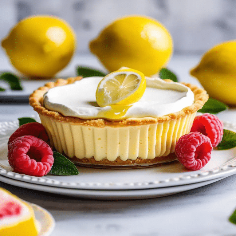 Lemon Cheesecake Pies
