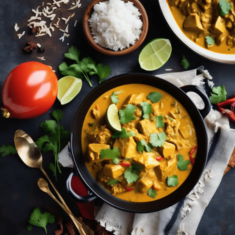 Turkey Curry with Rice