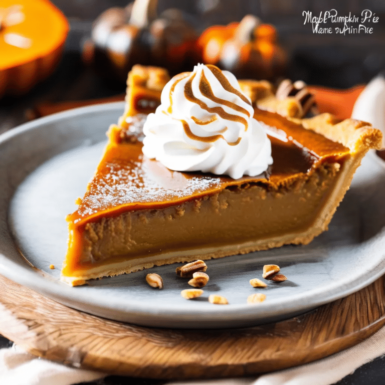 Maple Pumpkin Pie