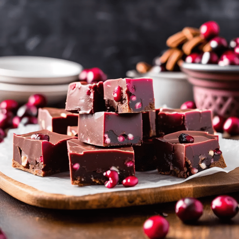 Cranberry Fudge