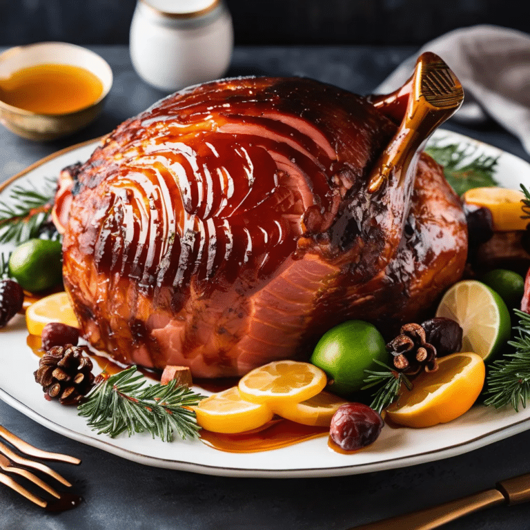 Honey-Maple Glazed Ham