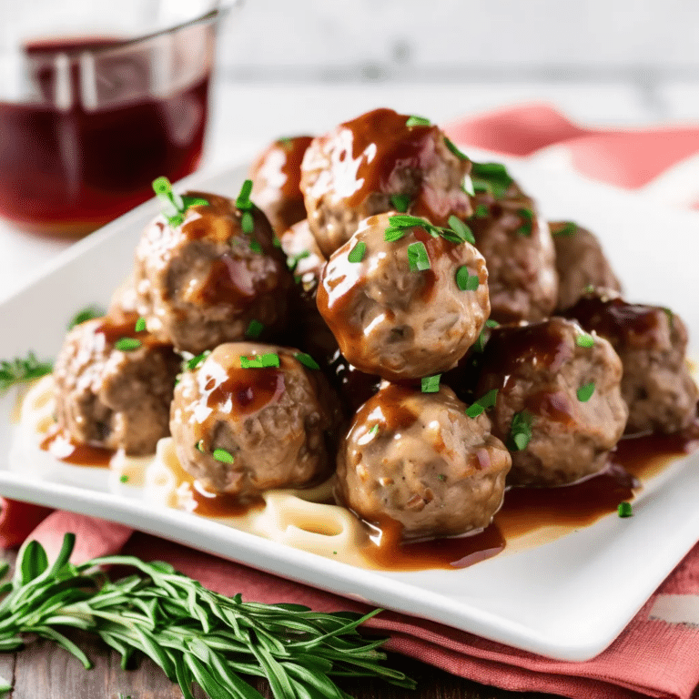 Classic Swedish Meatballs