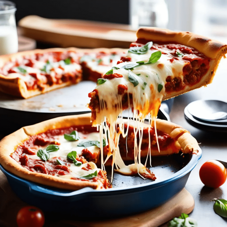 Deep-Dish Pizza