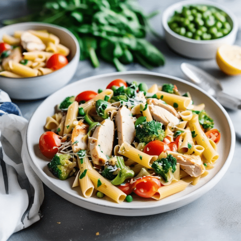 Chicken Pasta Primavera