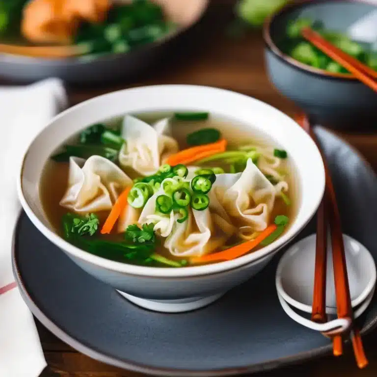 Lazy Wonton Soup