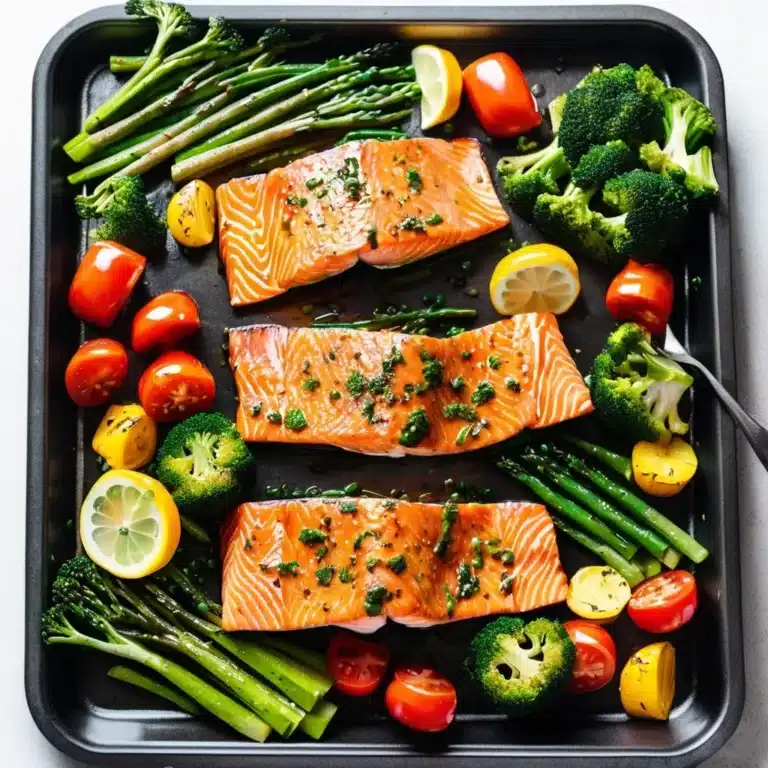 Sheet Pan Salmon and Veggies
