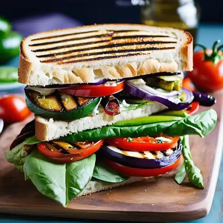 Grilled Mediterranean Vegetable Sandwich