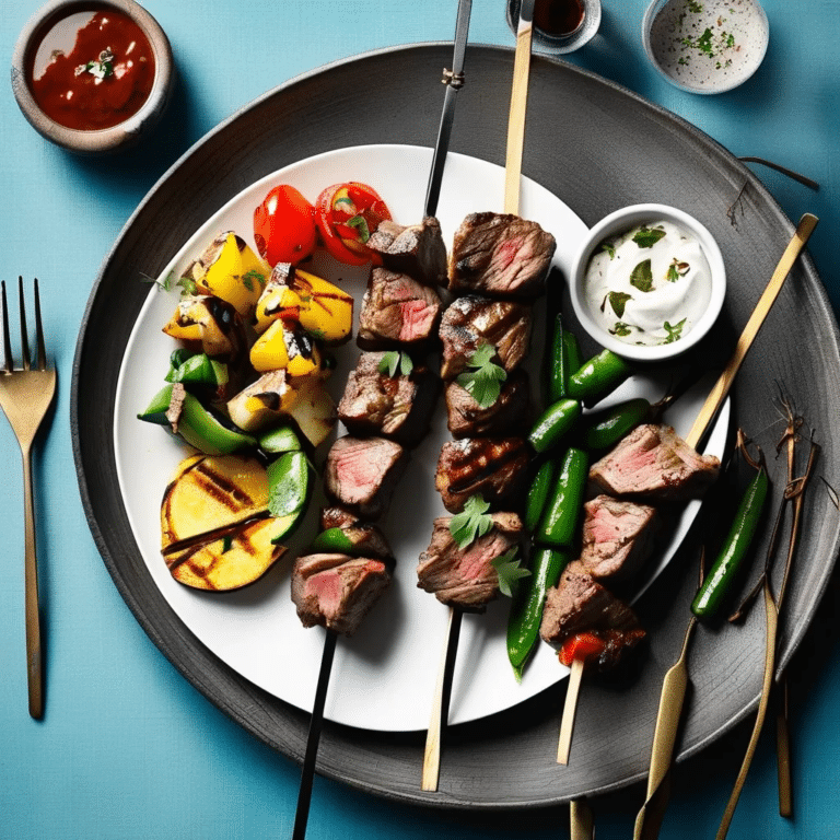 Grilled Lamb Kabobs