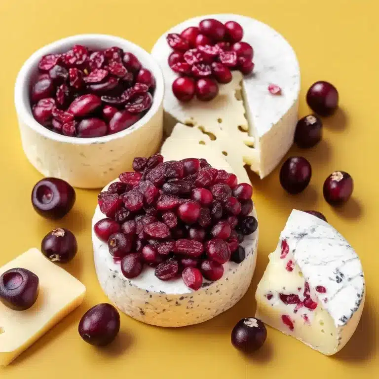 Homemade Vegan Cheese with Cranberries