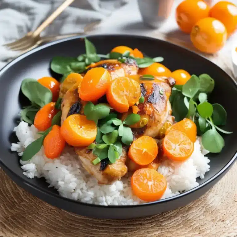 SAVORY KUMQUAT CHICKEN