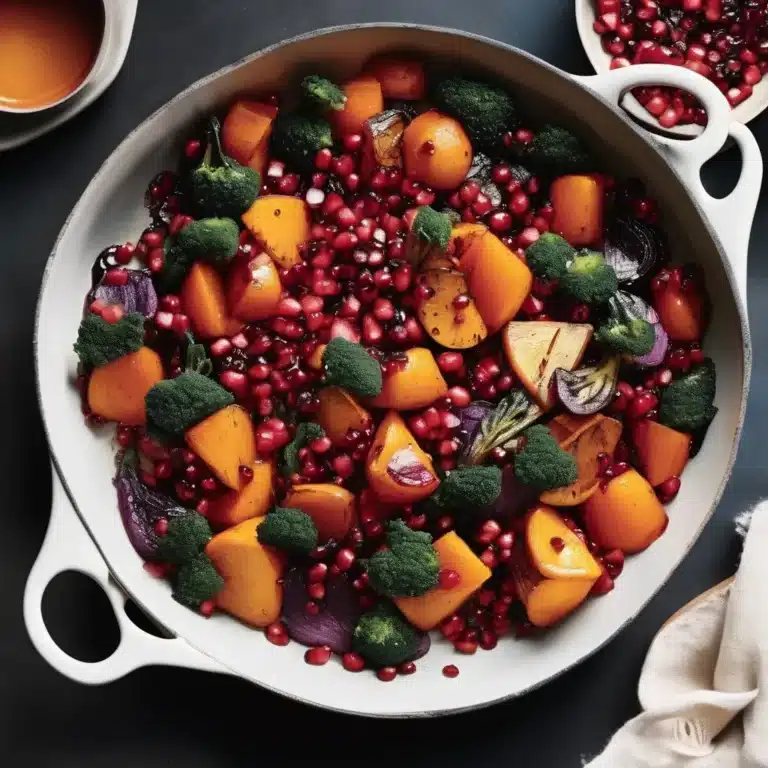 POMEGRANATE GLAZED WINTER VEGETABLES