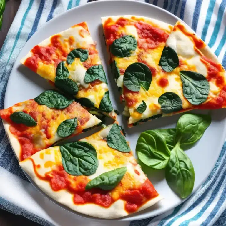 SPINACH PIZZADILLA