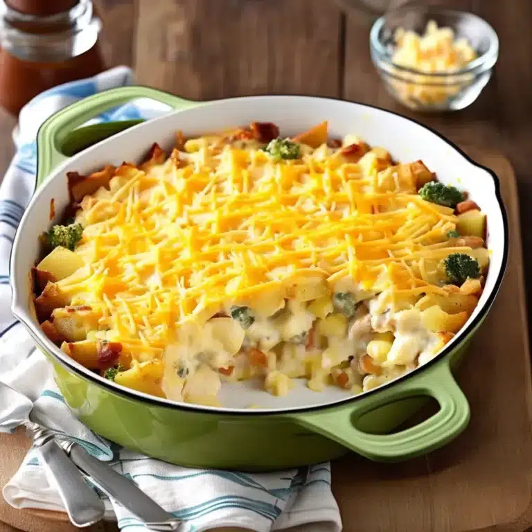 CHEESY CHICKEN POTATO CASSEROLE