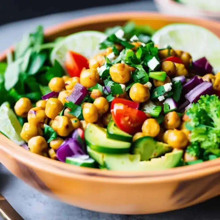 CURRIED CHICKPEA SALAD BOWLS