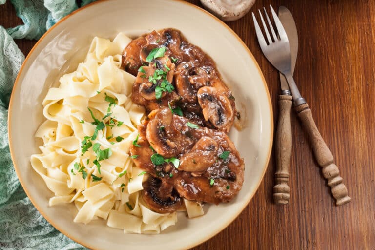 Chicken Marsala Fettuccine