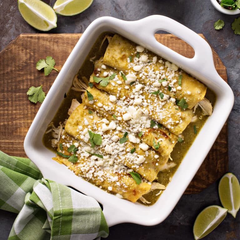 GREEN ENCHILADAS