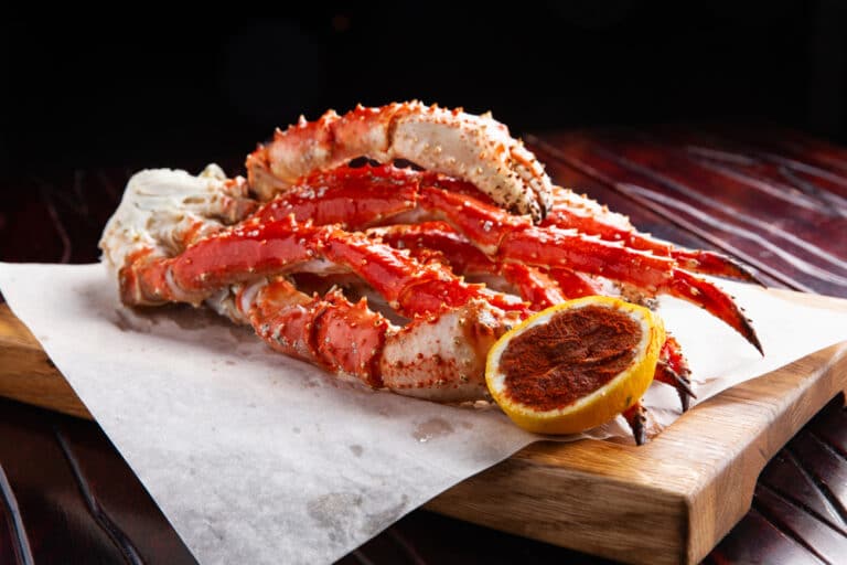Crab Legs with Garlic Butter Sauce
