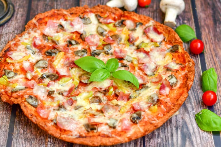 Keto Chicken Crust Pizza